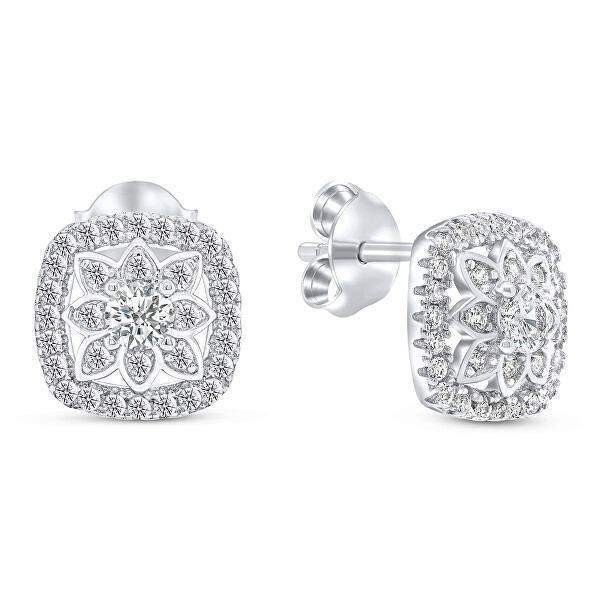 Set di gioielli in argento con zirconi SET217W