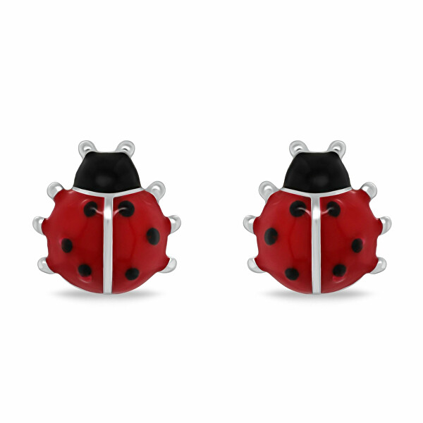 Simpatici orecchini in argento Coccinelle EA1048W