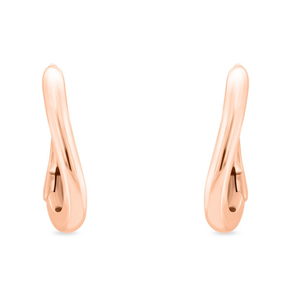 Orecchini minimal placcati in oro rosa EA990R