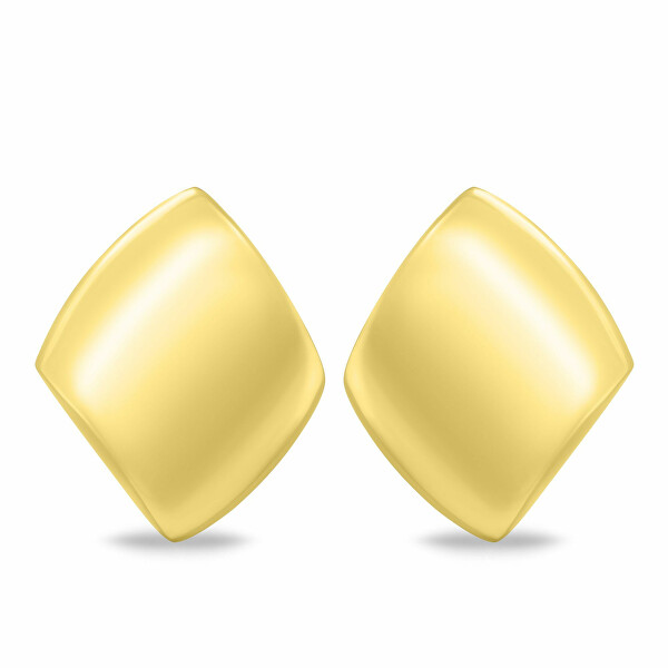Elegantní minimalistické pozlacené náušnice EA1218Y
