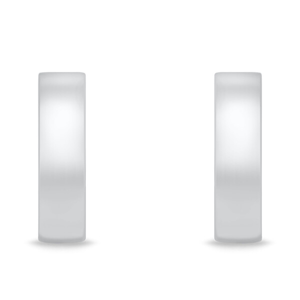 Minimalistické stříbrné náušnice Kruhy EA499W