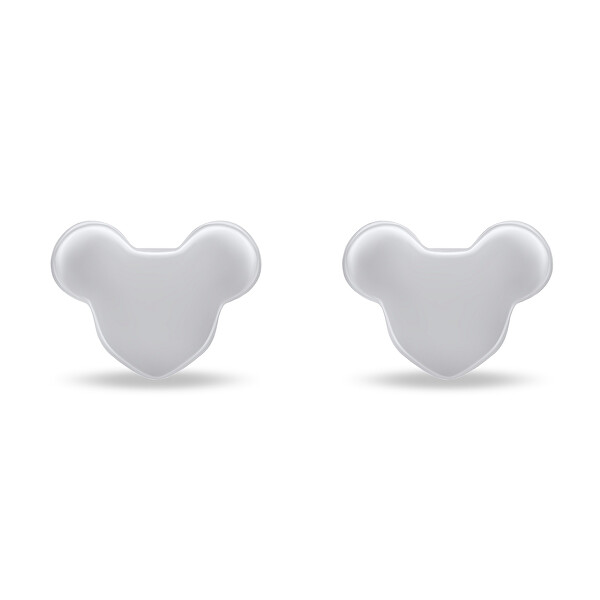Orecchini minimalisti in argento Mickey Mouse EA917W