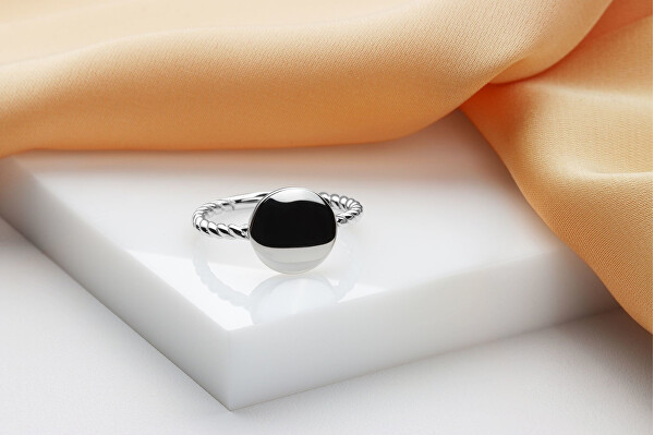 Minimalistaezüst gyűrű GR106W