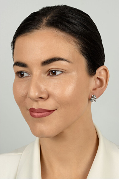 Moderní pozlacené náušnice EA1217Y