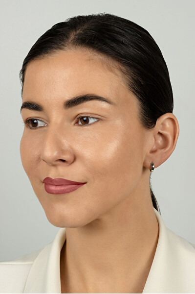 Nadčasové stříbrné náušnice EA203W