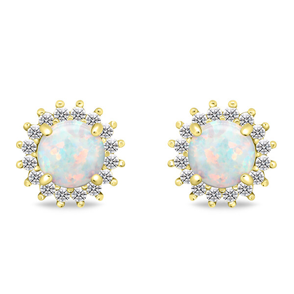 Splendido set di gioielli con opale SET231Y (orecchini, ciondolo)