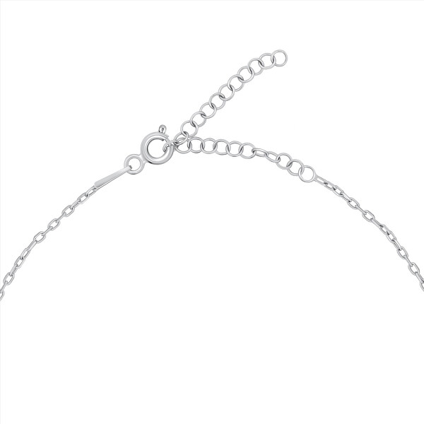 Nádherný strieborný náhrdelník so zirkónmi NCL120W