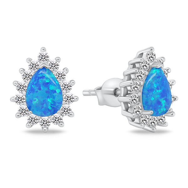 Incantevole set di gioielli con opale SET244WB (orecchini, pendente)