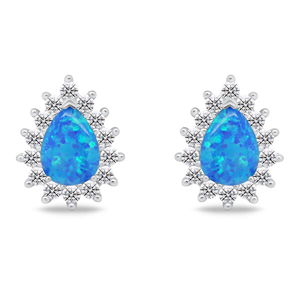Incantevole set di gioielli con opale SET244WB (orecchini, pendente)