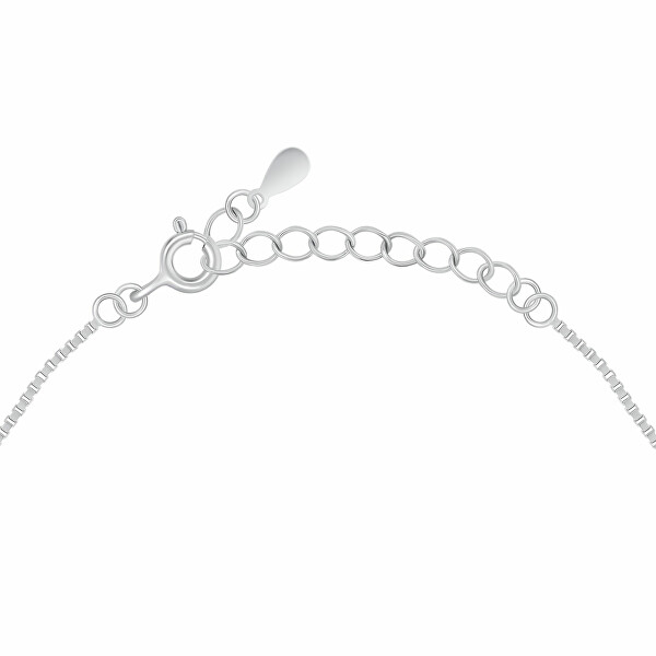 Set elegante di gioielli in argento con zirconi turchesi SET261WAQ (orecchini, collana)