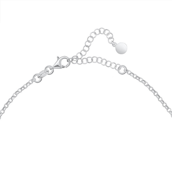 Originální stříbrný náhrdelník Růženec NCL110W