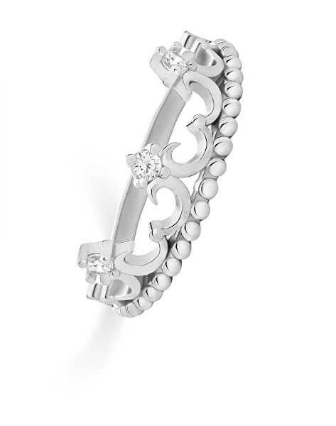 Eredeti ezüst gyűrű Korona RI115W