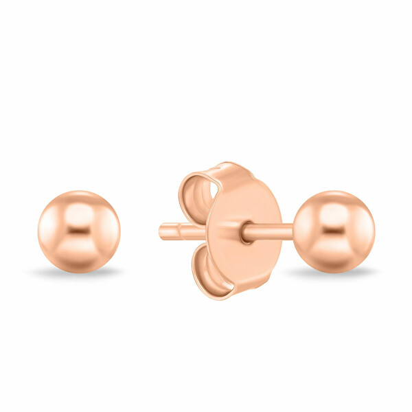 Pozlacená sada peckových náušnic SET297R (3 páry náušnic)