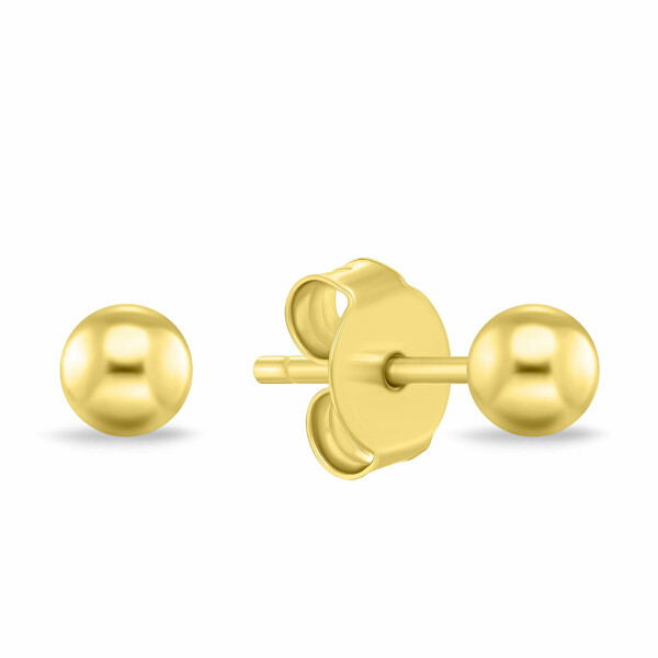 Pozlacená sada peckových náušnic SET297Y (3 páry náušnic)