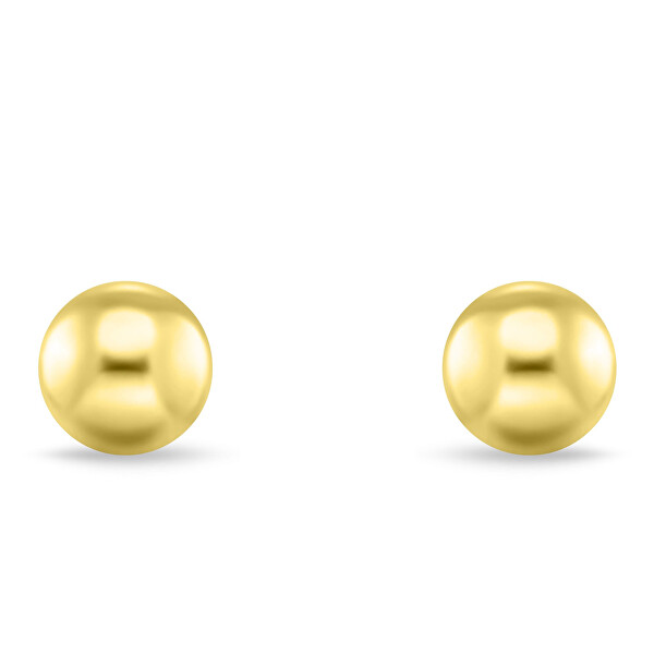 Pozlacená sada peckových náušnic SET297Y (3 páry náušnic)