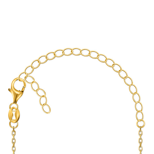 Bellissima collana placcata in oro con vera perla NCL81Y