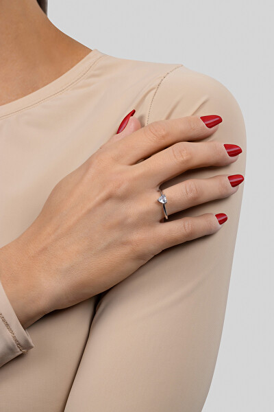 Romantický dámský prsten ze stříbra RI042W