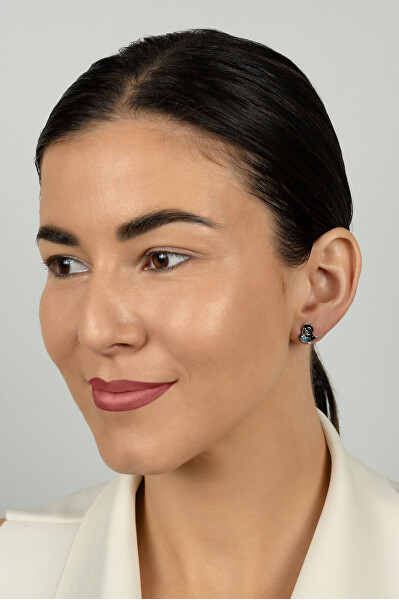 Roztomilé stříbrné náušnice Tučňák EA1225WAQ