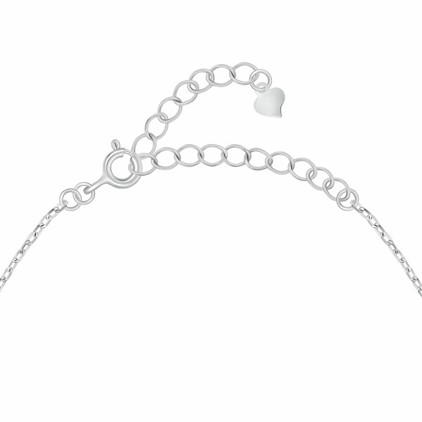 Collana elegante in argento Ballerina con zirconi NCL181W