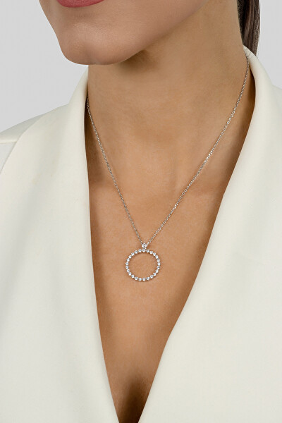 Strieborný minimalistický náhrdelník NCL71W