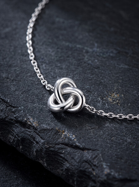 Stříbrný náramek pro ženy Triquetra BRC186W