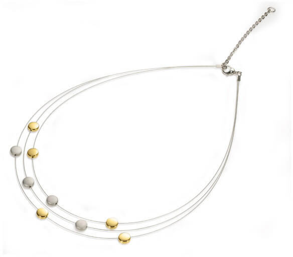 Titanový bicolor náhrdelník 0852-02