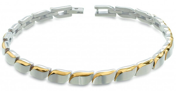 Modernes vergoldetes Titan Armband 03032-02