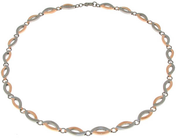 Titanový bicolor náhrdelník 0876-03