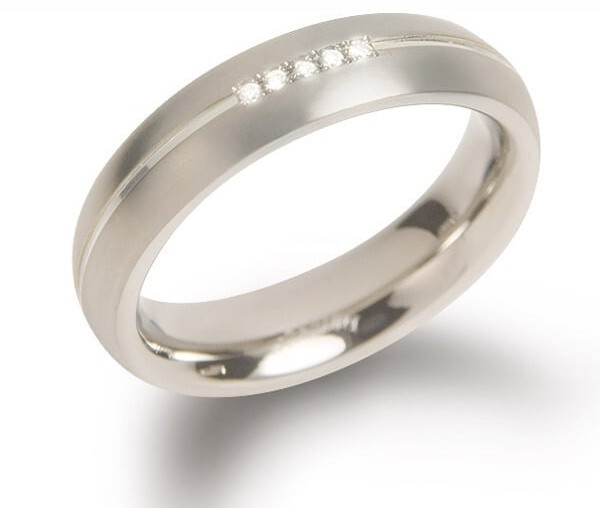 Titanový snubní prsten s diamanty 0130-03
