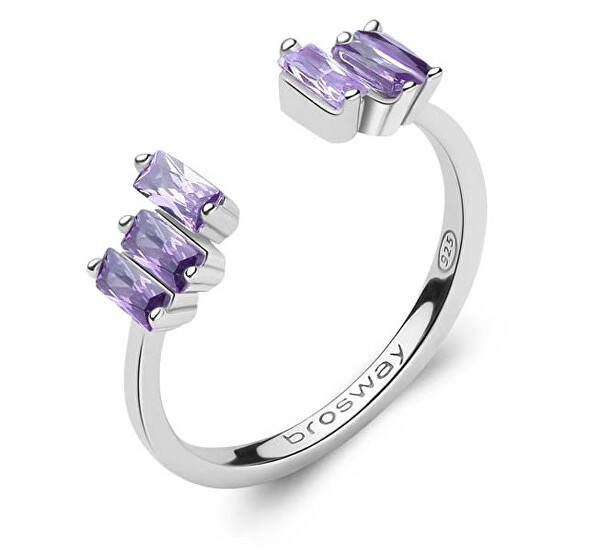 Blyštivý otevřený prsten Fancy Magic Purple FMP15