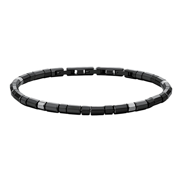 Černý pánský náramek z oceli Riptide BTD052