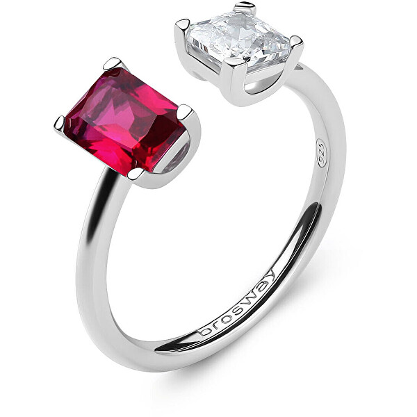 Elegantný otvorený prsteň Fancy Passion Ruby FPR10