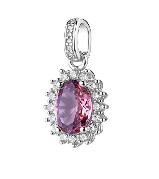 Elegantní stříbrný přívěsek Fancy Tender Pink FTP01