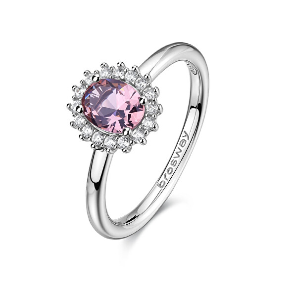 Elegantní stříbrný prsten Fancy Tender Pink FTP18