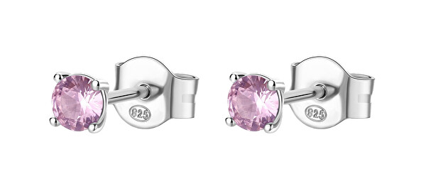 Bellissimi orecchini in argento Fancy Vibrant Pink FVP38