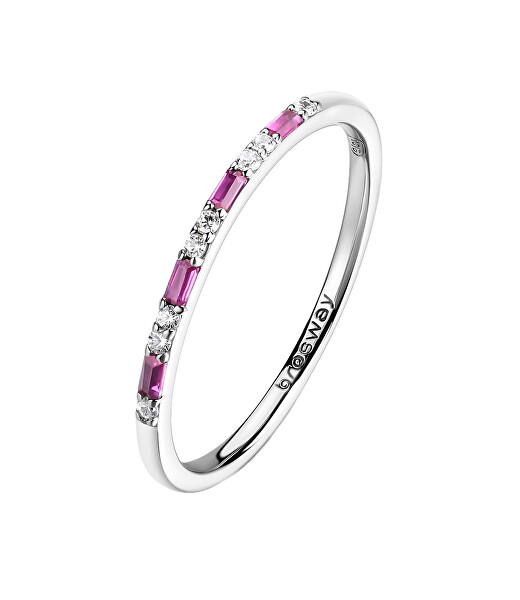 Krásný stříbrný prsten se zirkony Fancy Passion Ruby FPR144