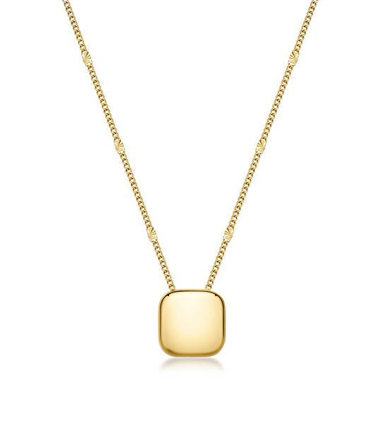 Minimalistický pozlacený náhrdelník pro ženy Muse BUE02