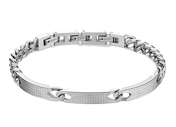 Bracciale da uomo in acciaio Bullet BUL57