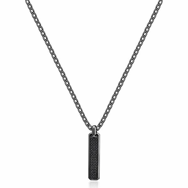 Módny náhrdelník s kubickými zirkónmi Backliner BIK113