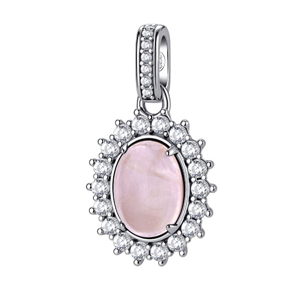 Okouzlující stříbrný přívěsek Fancy Vibrant Pink FVP121