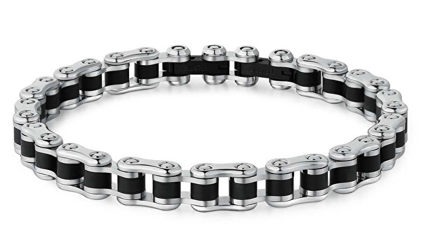 Originelles Bicolor-Armband für Herren Backliner BBC27