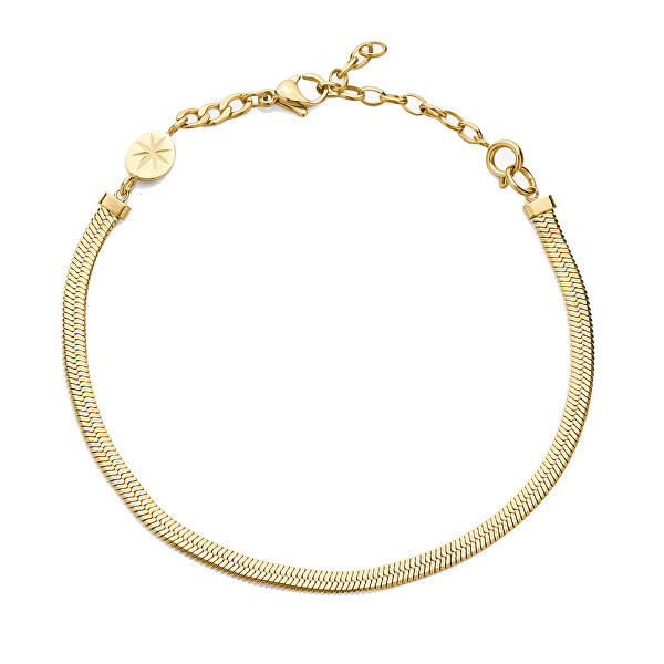 Bracciale piatto placcato oro Essential BNL062