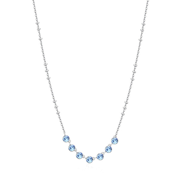 Charmante Halskette mit blauen Kristallen Symphonia BYM134