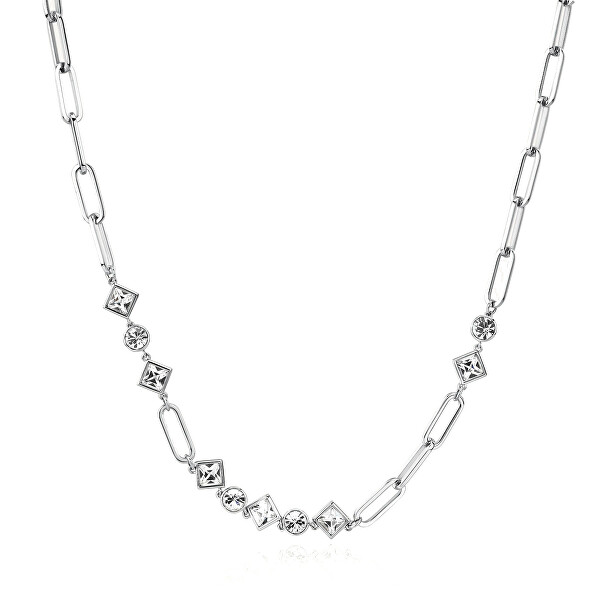 Schicke Halskette mit klaren Kristallen Emphasis BEH05