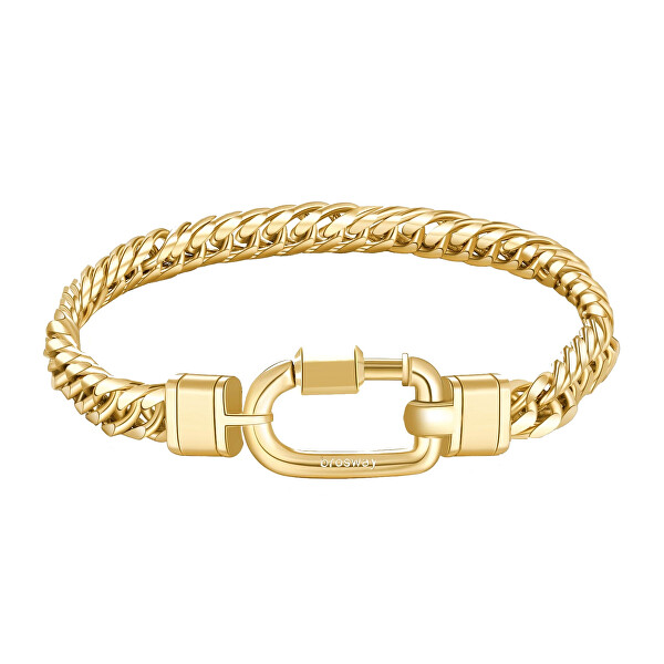 Bracciale elegante a catena placcato in oro Naxos BNX20