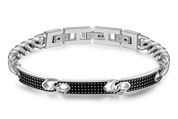 Elegante bracciale in acciaio da uomo Bullet BUL26