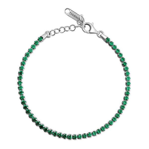 Bracciale tennis con zirconi cubici Fancy Life Green FLG106