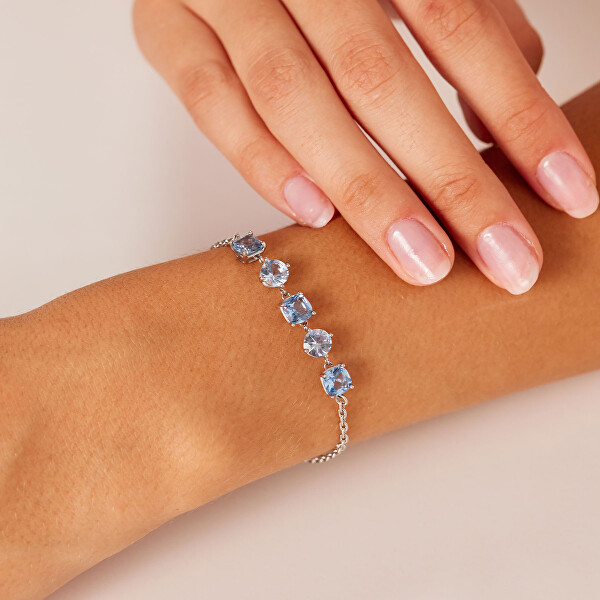 Elegantní dámský náramek s modrými zirkony Dreaming BIG12