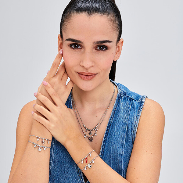 Elegantní ocelový náhrdelník Lotosový květ Chakra BHKN157