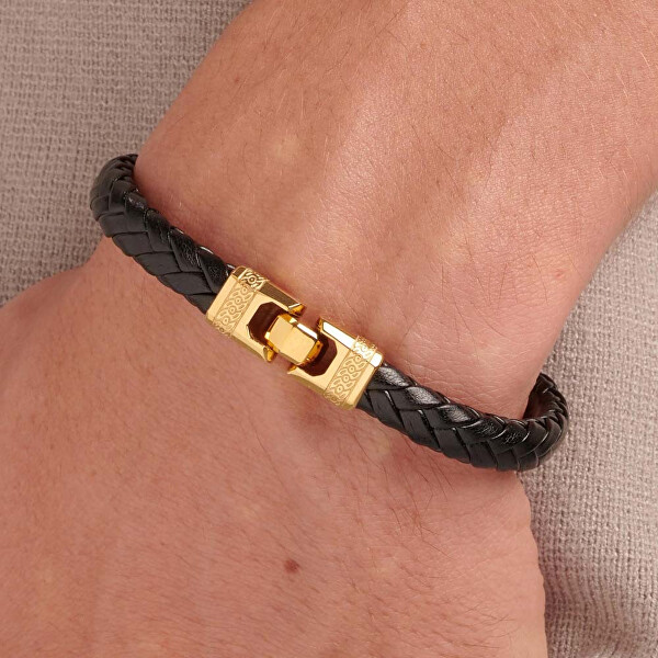 Fashion-Lederarmband für Herren Knocker BKC23